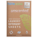 Homevative Laundry Detergent Sheets, Unscented, Sensitive Skin, 30 count