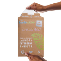 Homevative Laundry Detergent Sheets, Unscented, Sensitive Skin, 30 count